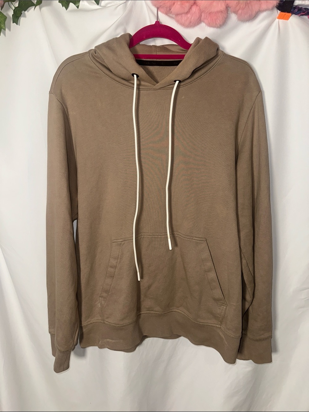 Canada goose Men's Taupe Hooded Sweatshirt artic program